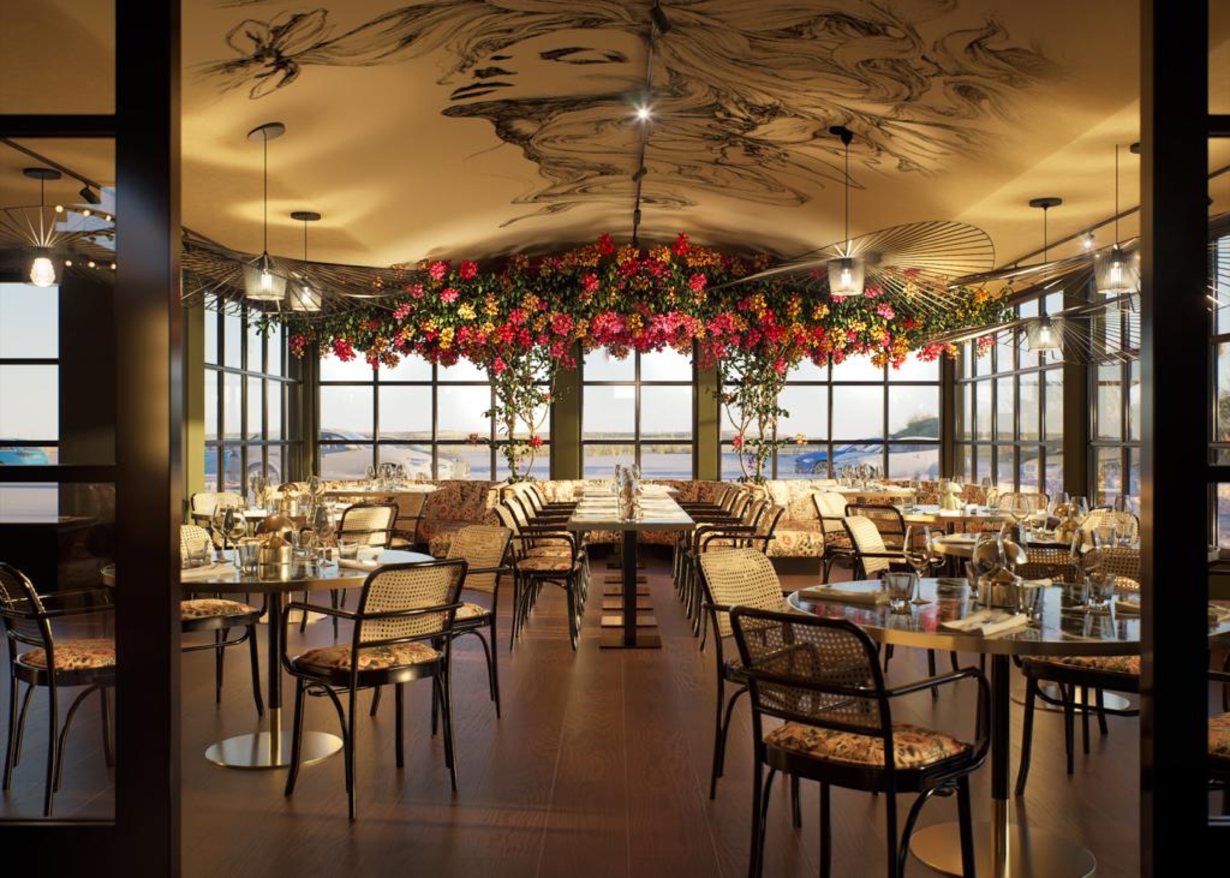 Interieur van Restaurant Rosa in Katwijk